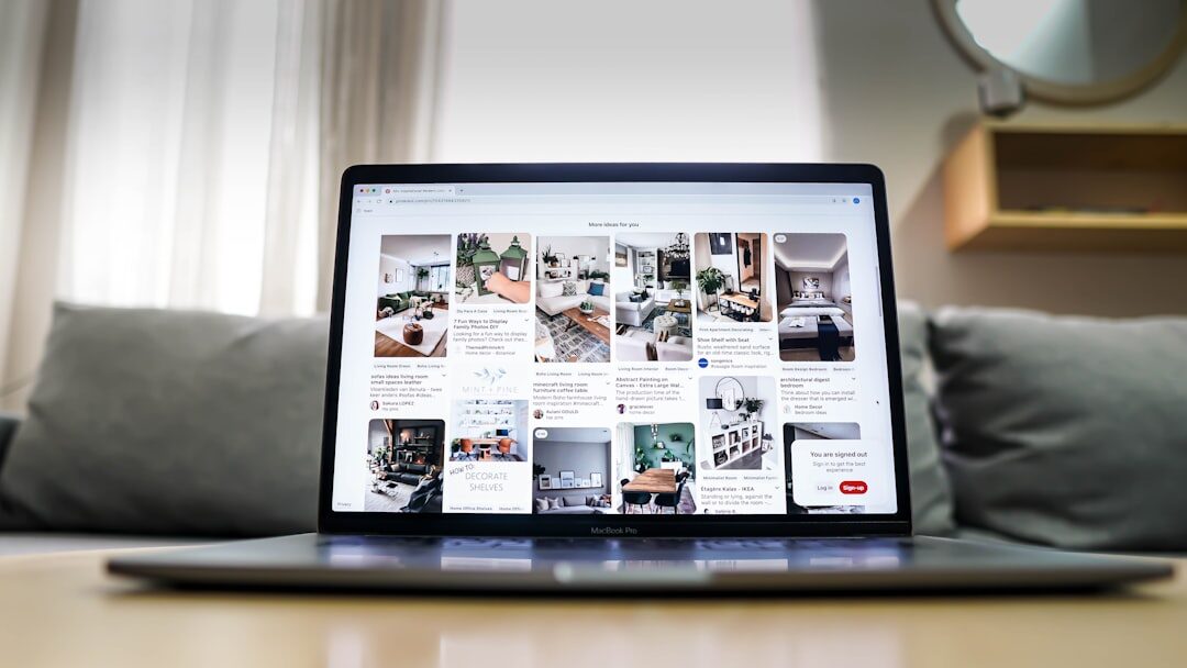 laptop screen showing viral post