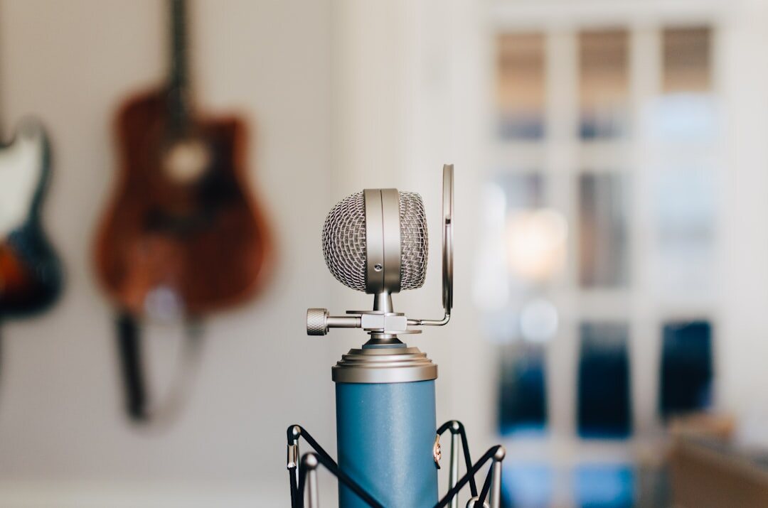 close up microphone recording