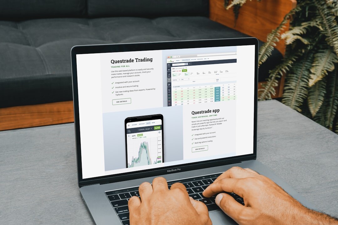 laptop with analytics dashboard