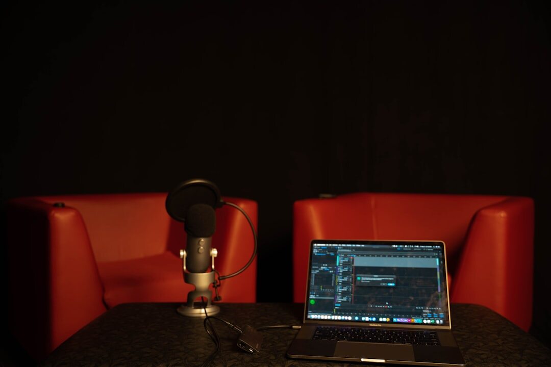 podcast studio interior