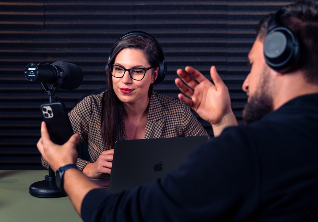 group of successful podcasters discussing
